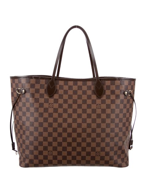 louis vuitton neverfull gm damier ebene replica|louis vuitton neverfull gm size.